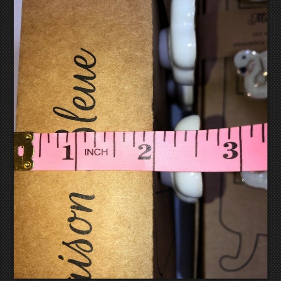 12x White Gold Swan Cabinet Drawer Knobs Pulls - Picture 7 of 8